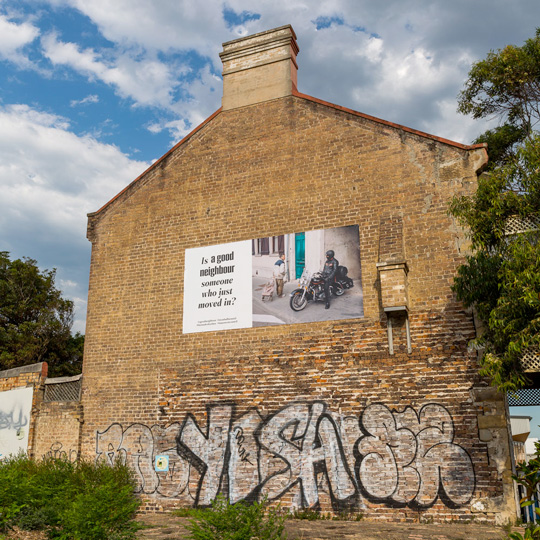 A Good Neighbour billboard project